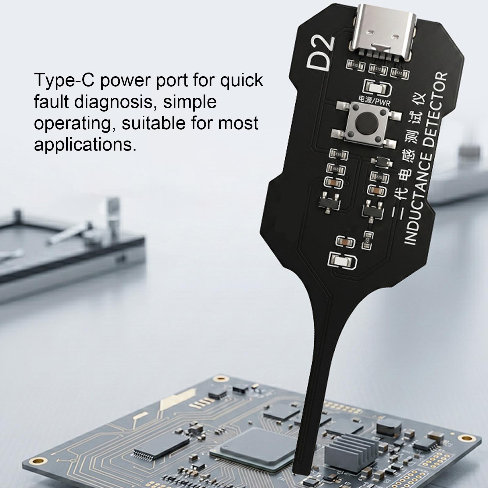 Electronics Repair Shops - Leiterplatten-Induktivitätstester Hochpräziser Motherboard-Induktivitätsdetektor Elektronischer Komponententester für