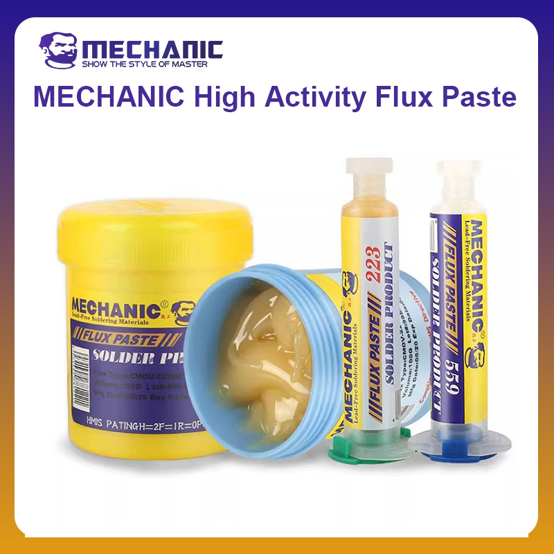 Soldering Flux Liquid - MECHANIC OFFICIAL 223-559 Hochaktive Flussmittelpaste, bleifreie