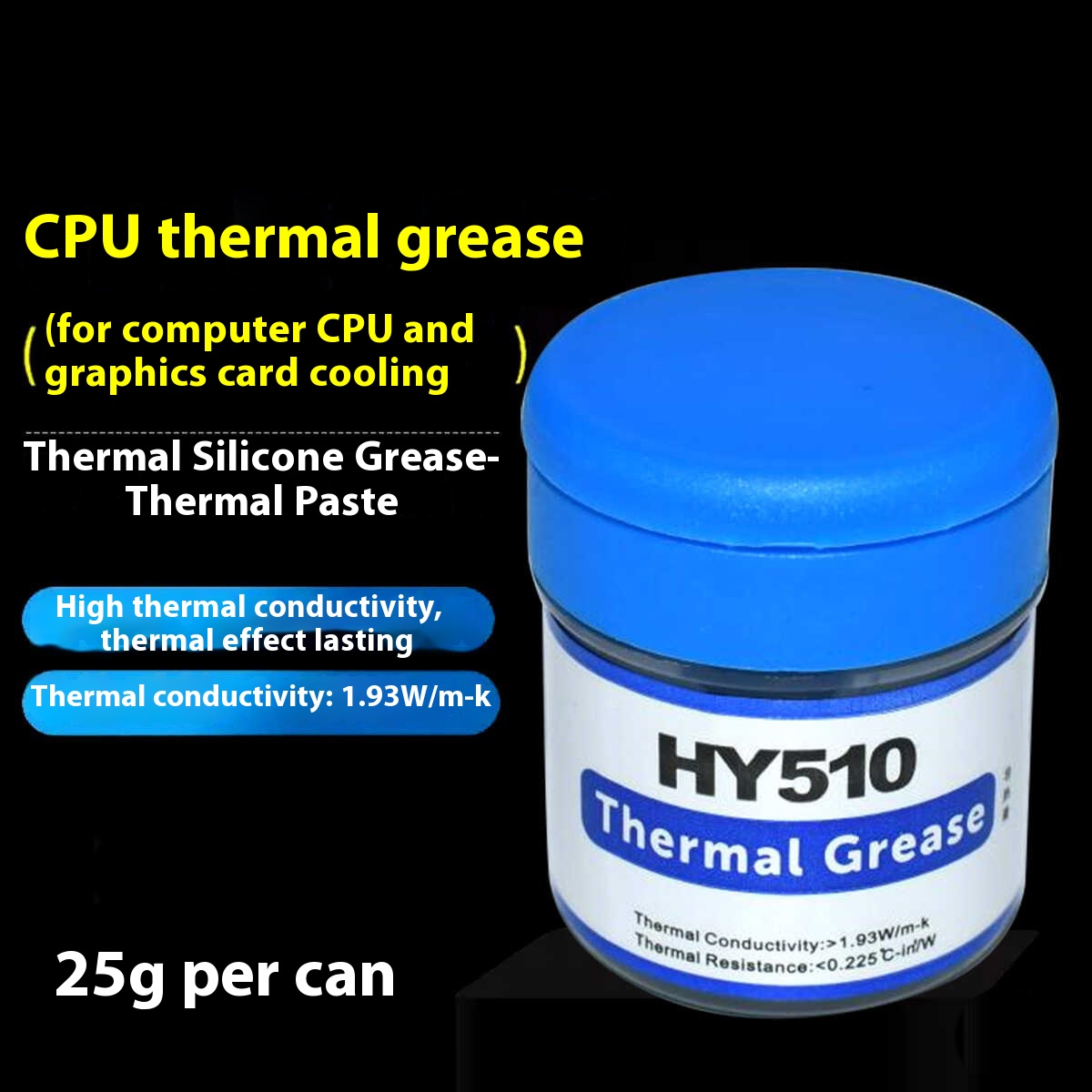 Thermal Paste Cpu - HY510 Desktop-Computer CPU Wärmeleitpaste Wärmeleitende Silikonpaste
