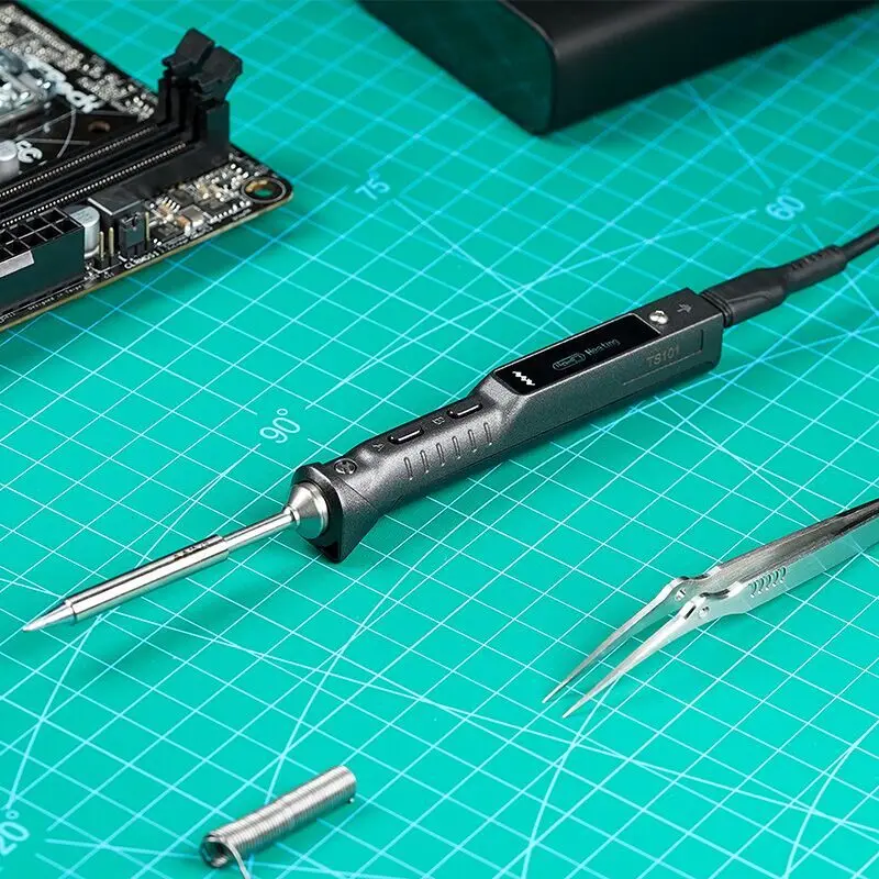 Electronics Repair Degree - TS101 Elektrischer Lötkolben, leistungsstarker Schweißstift mit