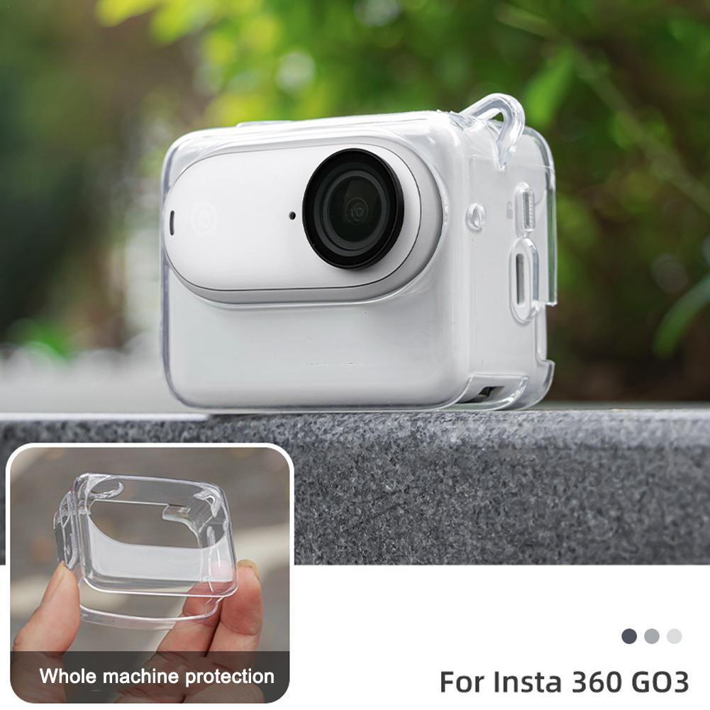 1 stücke Transparent/grau TPU  – Insta360 Camera Go 3 Bewertung und Preis