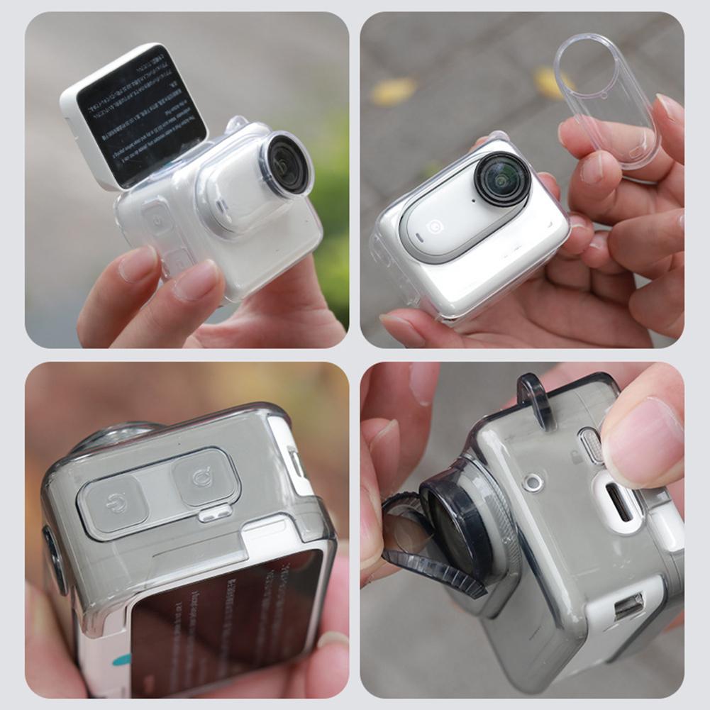 1 stücke Transparent/grau TPU  – Insta360 Camera Go 3 Bewertung und Preis