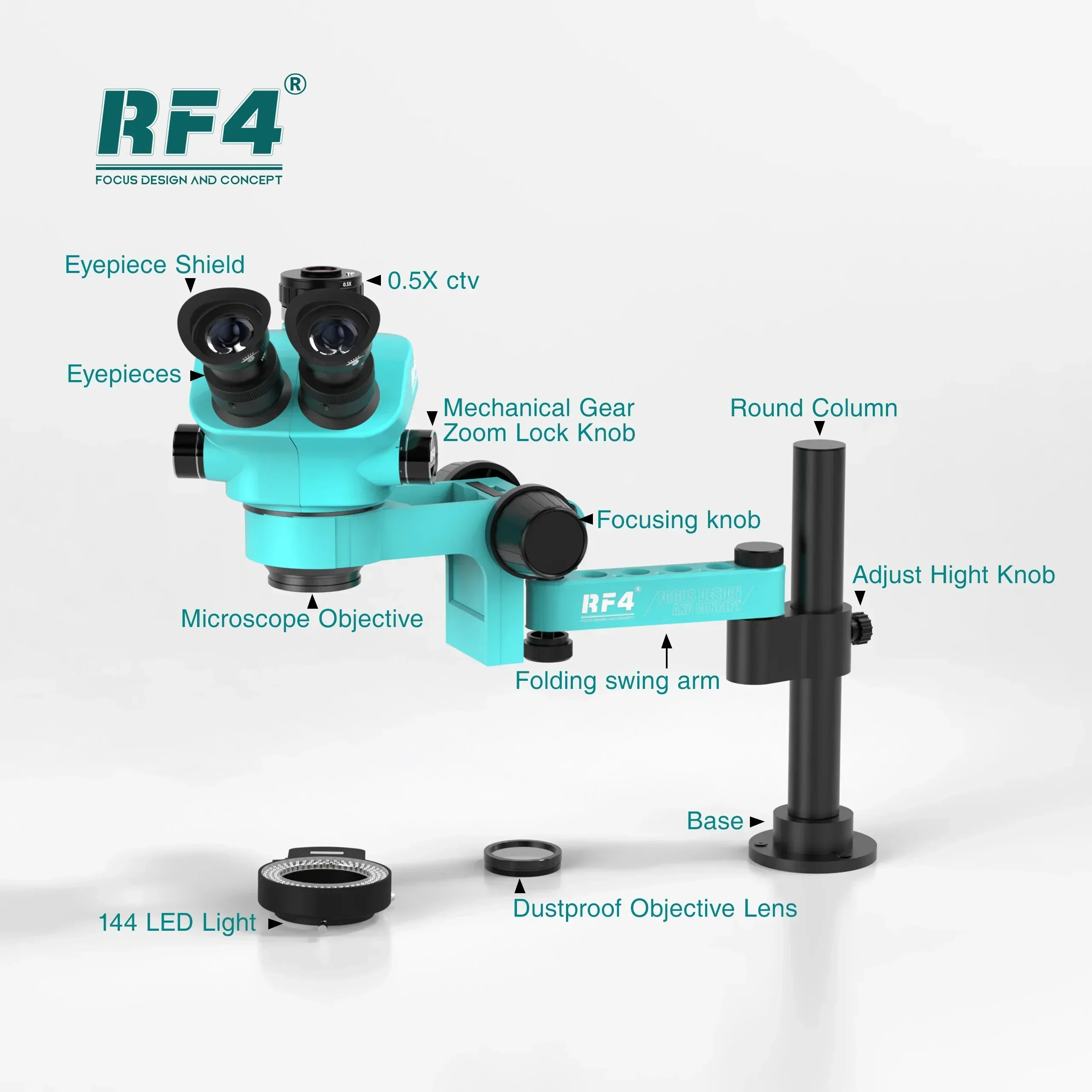2025/RF4 Mikroskop RF-7050pro- – Electronics Repair Degree Bewertung und Preis