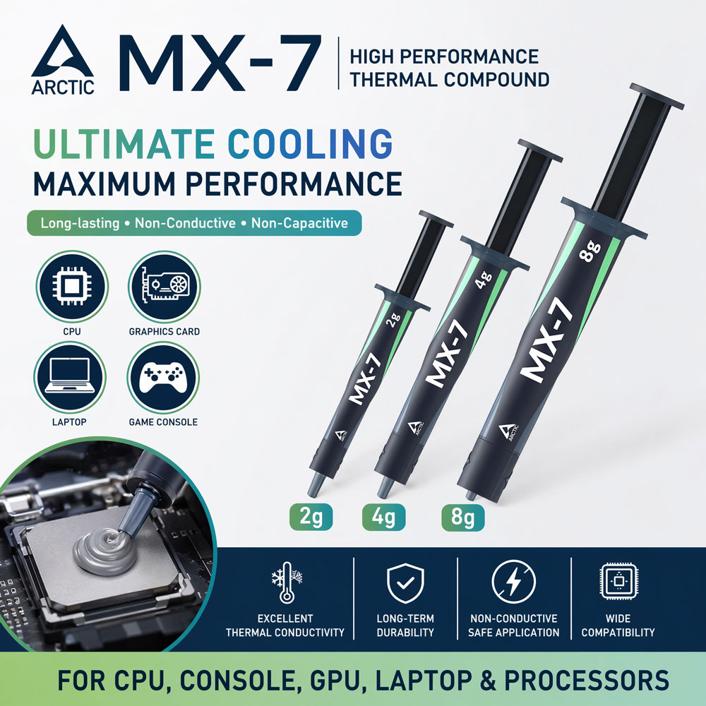 ARCTIC MX-7 4G 8G 2G Ultimate  – Thermal Paste Cpu Bewertung und Preis