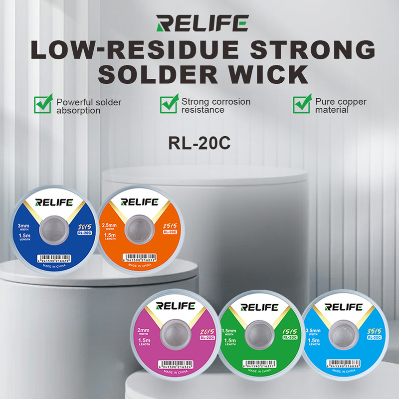 RELIFE RL-20C Lötdocht für Tel – Solder Wick Braid Bewertung und Preis