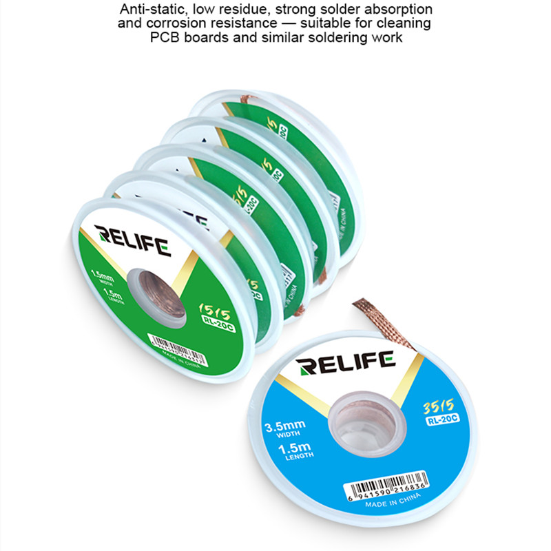 RELIFE RL-20C Lötdocht für Tel – Solder Wick Braid Bewertung und Preis