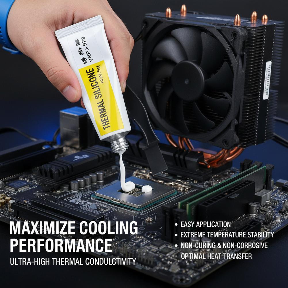 5g Wärmeleitfähiger Kleber, st – Thermal Paste Cpu Bewertung und Preis