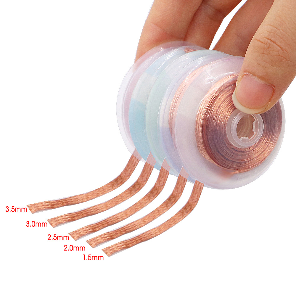 1,5mm 2mm 2,5mm 3mm 3,5mm Brei – Solder Wick Braid Bewertung und Preis