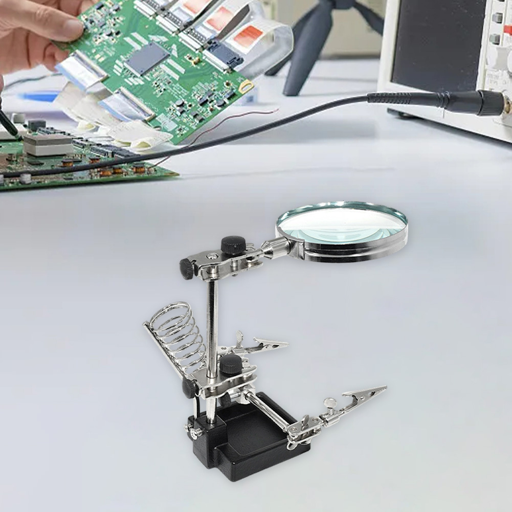 3-fache Lupe mit Unterstützung – Electronics Repair Workbench Bewertung und Preis