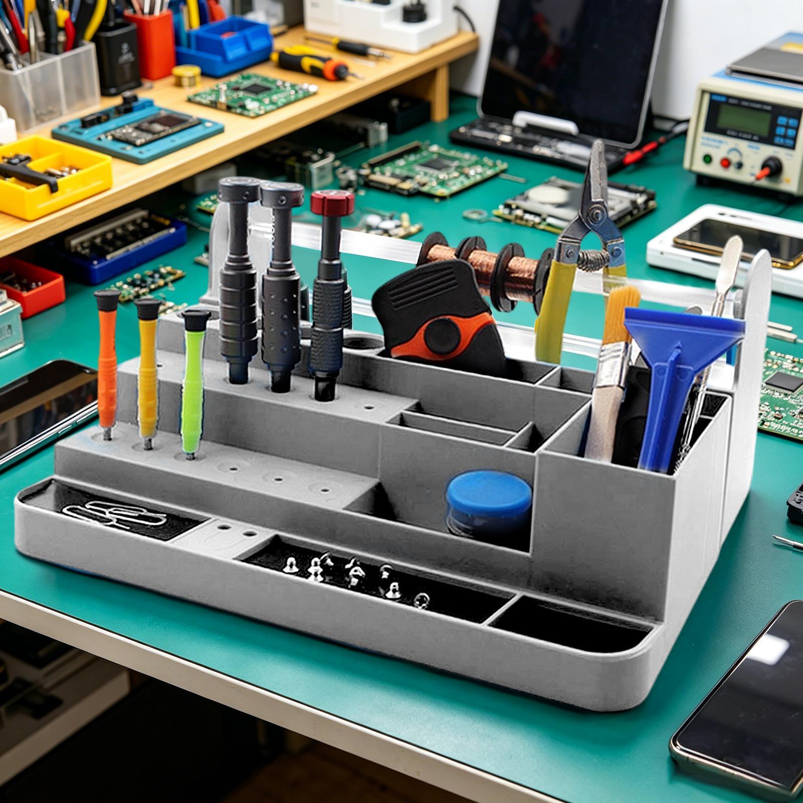 Schraubendreherhalter, robust, – Electronics Repair Workbench Bewertung und Preis