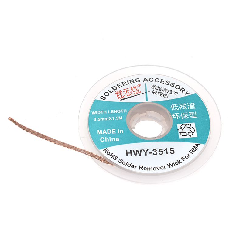 DIY 1,5mm 2mm 2,5mm 3mm 3,5mm  – Solder Wick Braid Bewertung und Preis