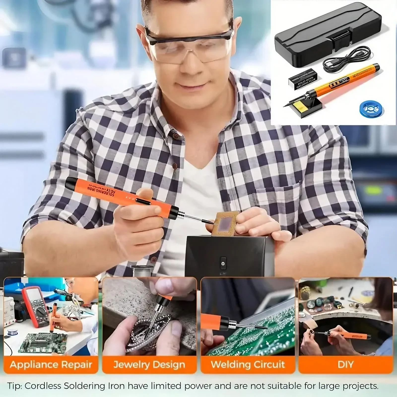 Mini-Lötkolben, USB-wiederaufl – Electronics Repair Technician Bewertung und Preis